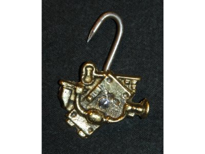 Crochet de tablier de serrurier