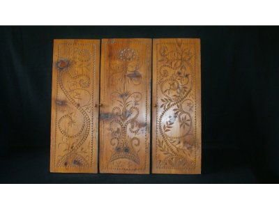 Ensemble de 3 portes en pin