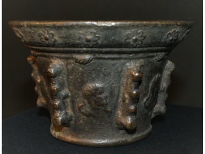 Mortier en bronze XVIIème