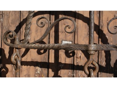 Porte crémaillère triple Haute époque