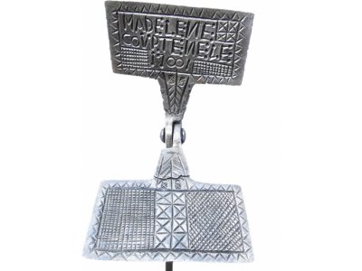 Moule à gaufres monogrammé XVIIIe