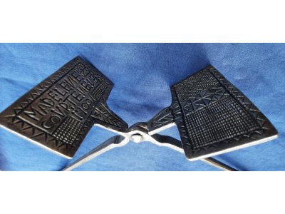 Moule à gaufres monogrammé XVIIIe