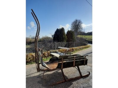 Traîneau auvergnat XIXème