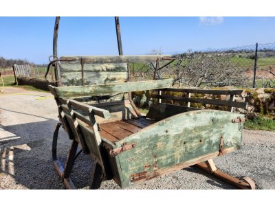 Traîneau auvergnat XIXème